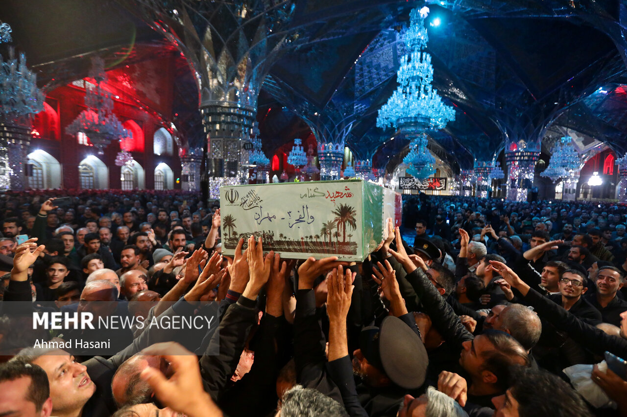 تشییع پیکر ۳۰۰ شهید گمنام دفاع مقدس در کشور