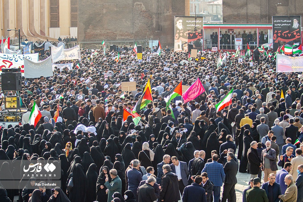 راهپیمایی حمایت از مردم غزه در ایران