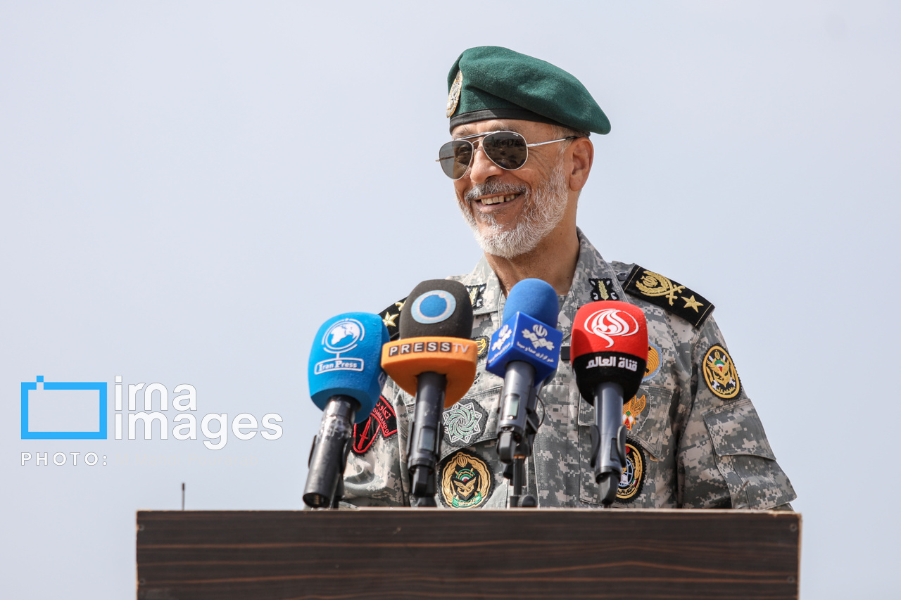 نشست خبری فرمانده رزمایش مشترک ذوالفقار ۱۴۰۳ ارتش