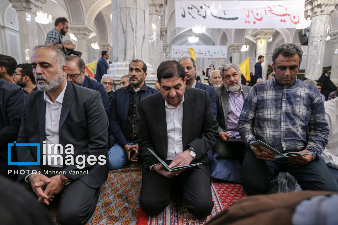 مراسم چهلمین روز درگذشت شهدای مقاومت