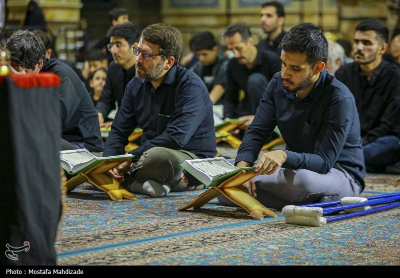 مراسم احیای شب عاشورا در مسجد جمکران