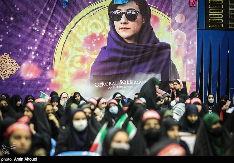 اجتماع بزرگ دختران حاج قاسم در ورزشگاه آزادی