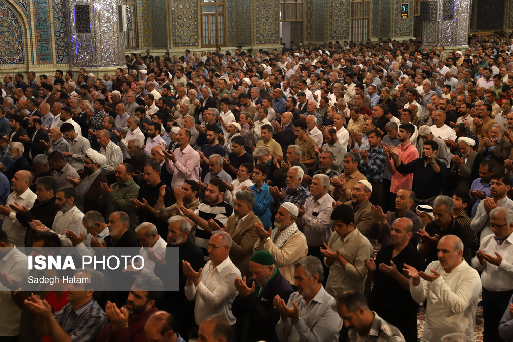 نماز عید سعید قربان در حرم مطهر رضوی