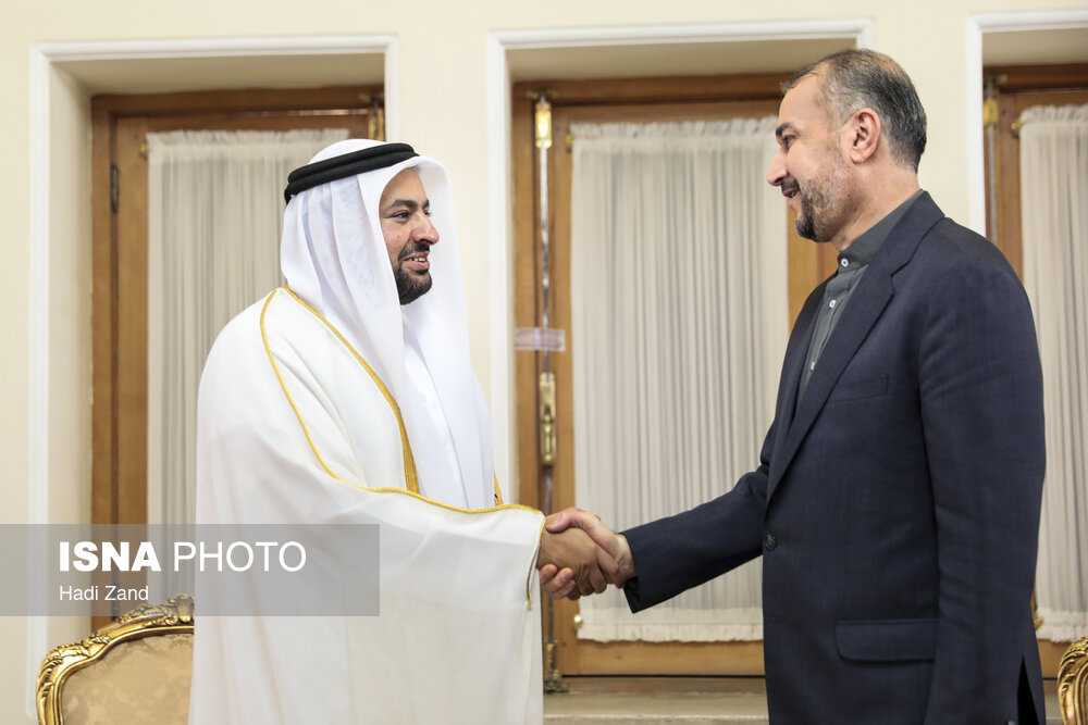 دیدار وزیر مشاور قطر در امور خارجی با امیرعبداللهیان
