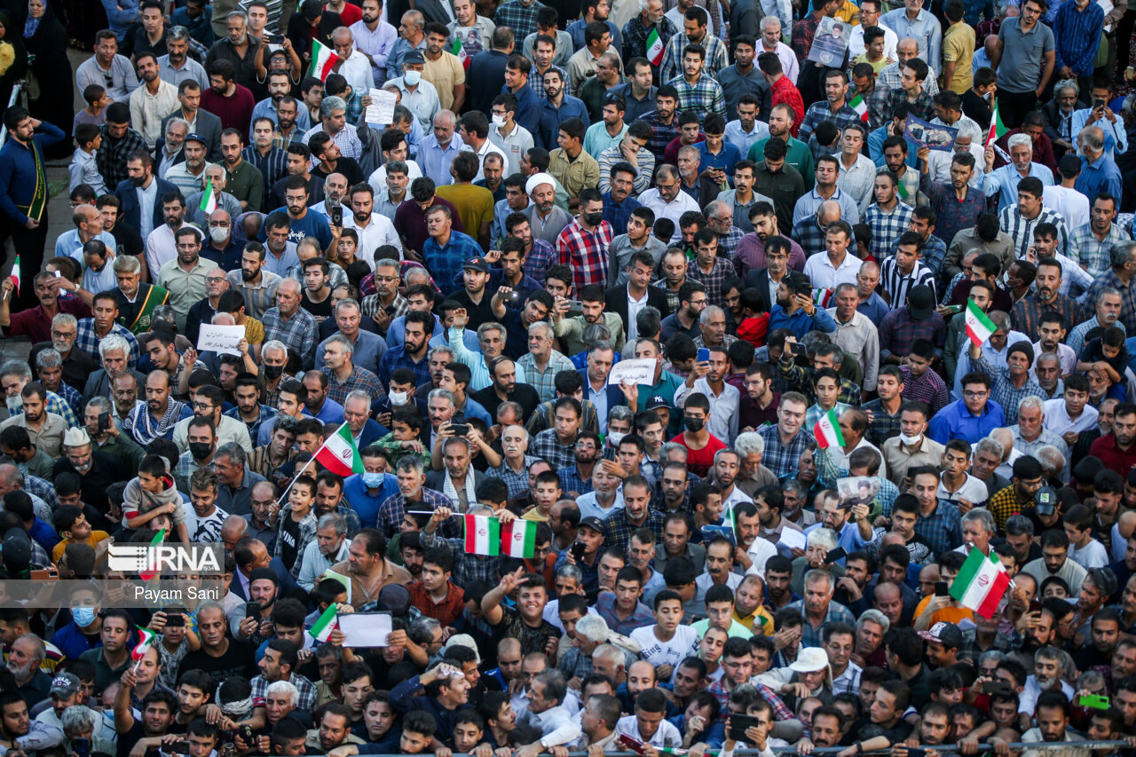 سخنرانی رئیس جمهور در جمع مردم شیراز