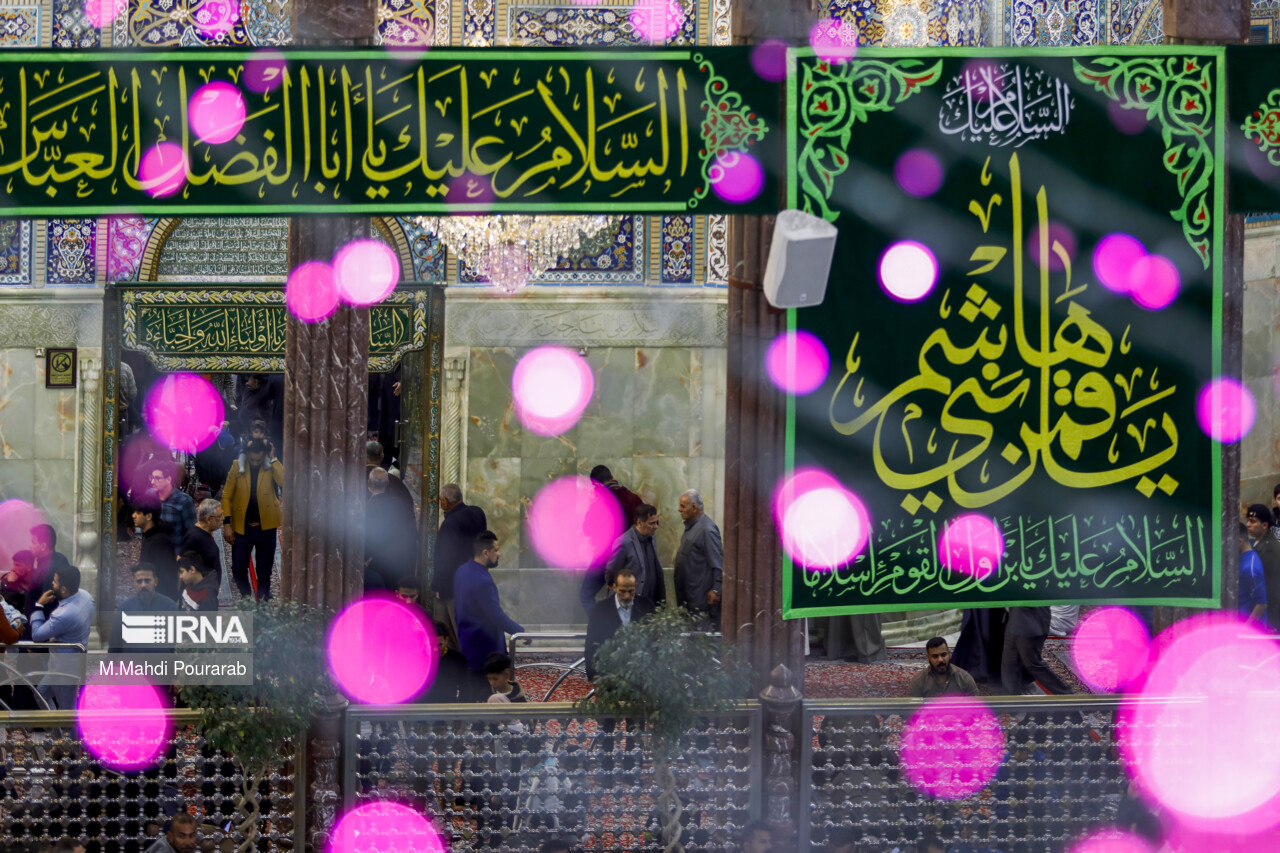 حرم امام حسین (ع) در شب میلاد