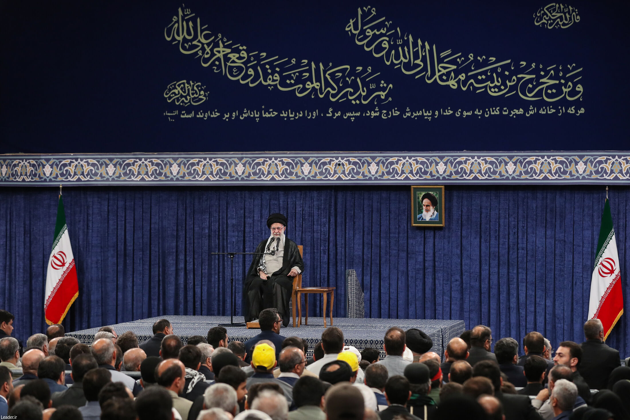 مراسم بزرگداشت شهدای خدمت با حضور رهبر انقلاب 