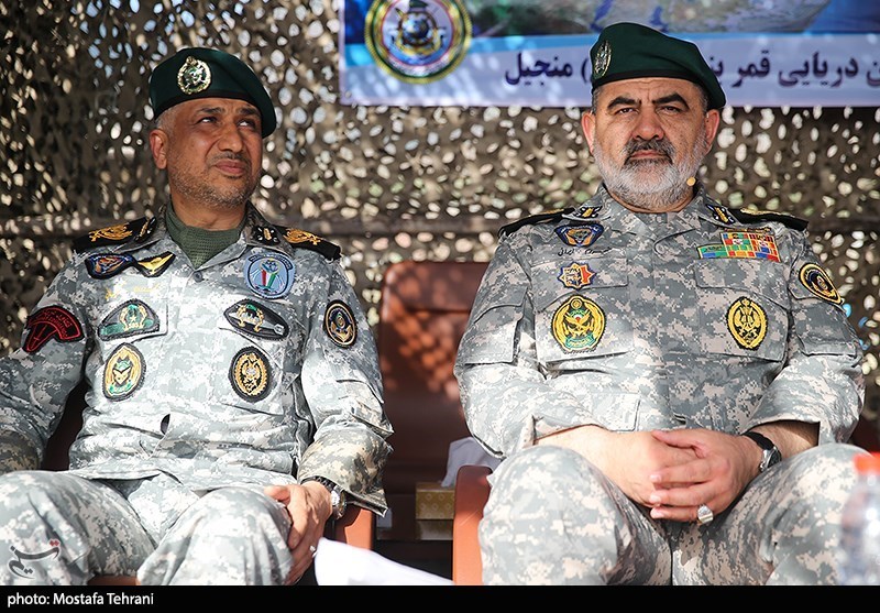 بازدید امیر ایرانی ازپادگان تکاوران نیروی دریایی ارتش