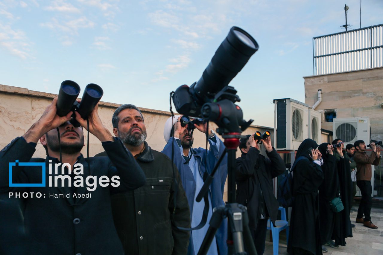 استهلال ماه رمضان در قم