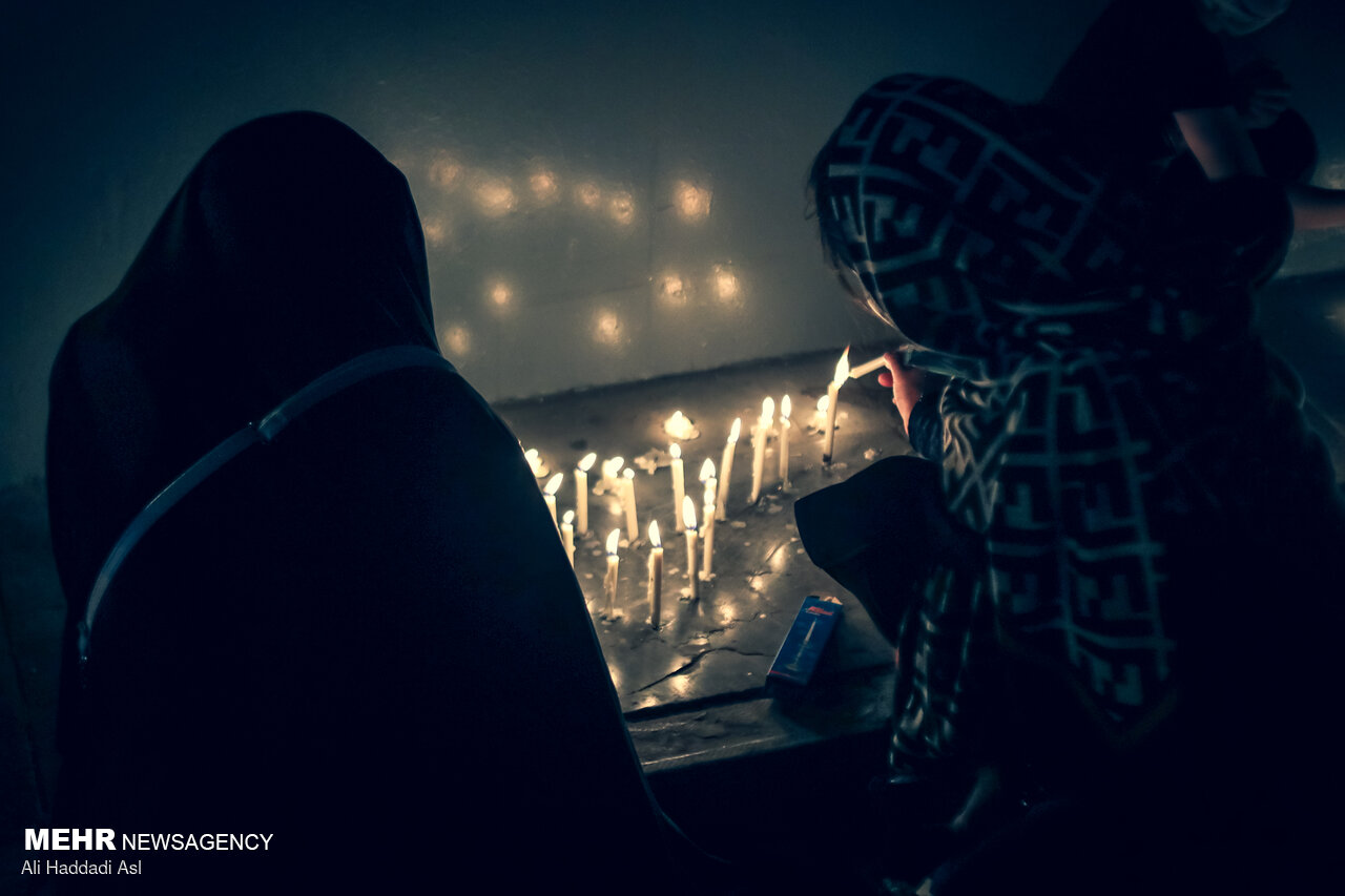 شام غریبان در میدان امام حسین (ع)