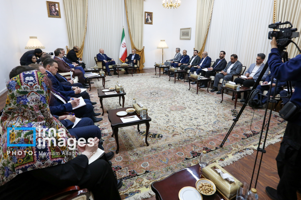 دیدار وزیر انرژی روسیه با لاریجانی