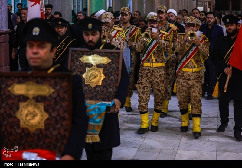 گرامیداشت چهلمین روز شهدای اقتدار در مسجد جمکران