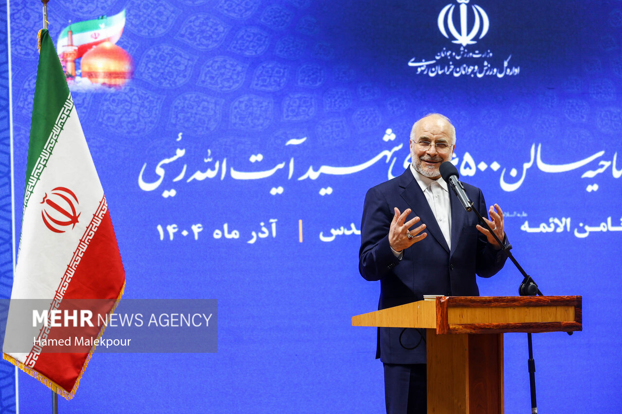 سفر رئیس مجلس به مشهد مقدس