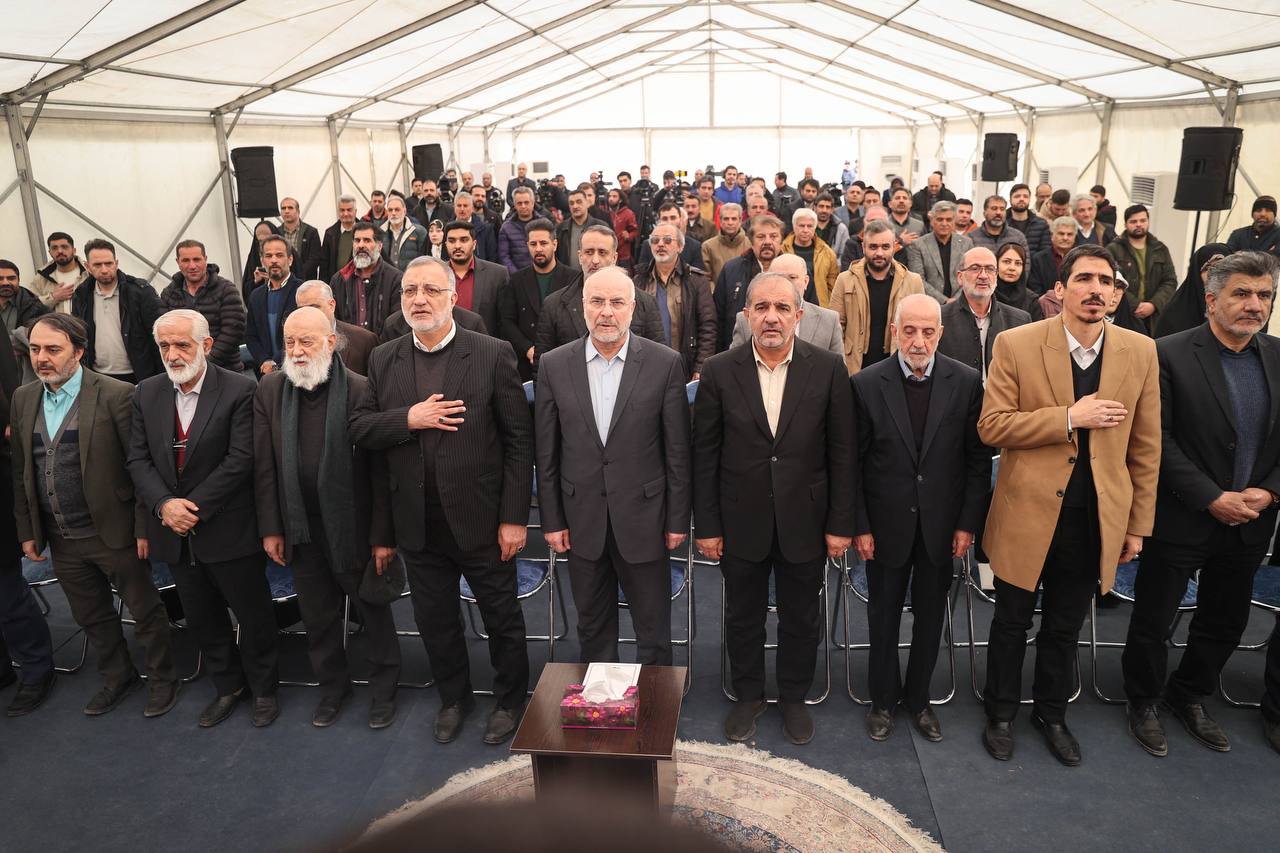 آیین افتتاح طرح کمربند سبز شهر تهران با حضور قالیباف