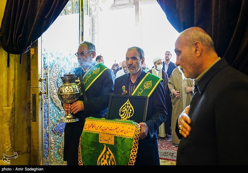 مراسم گلابشویی حرم مطهر حضرت شاهچراغ (ع) 