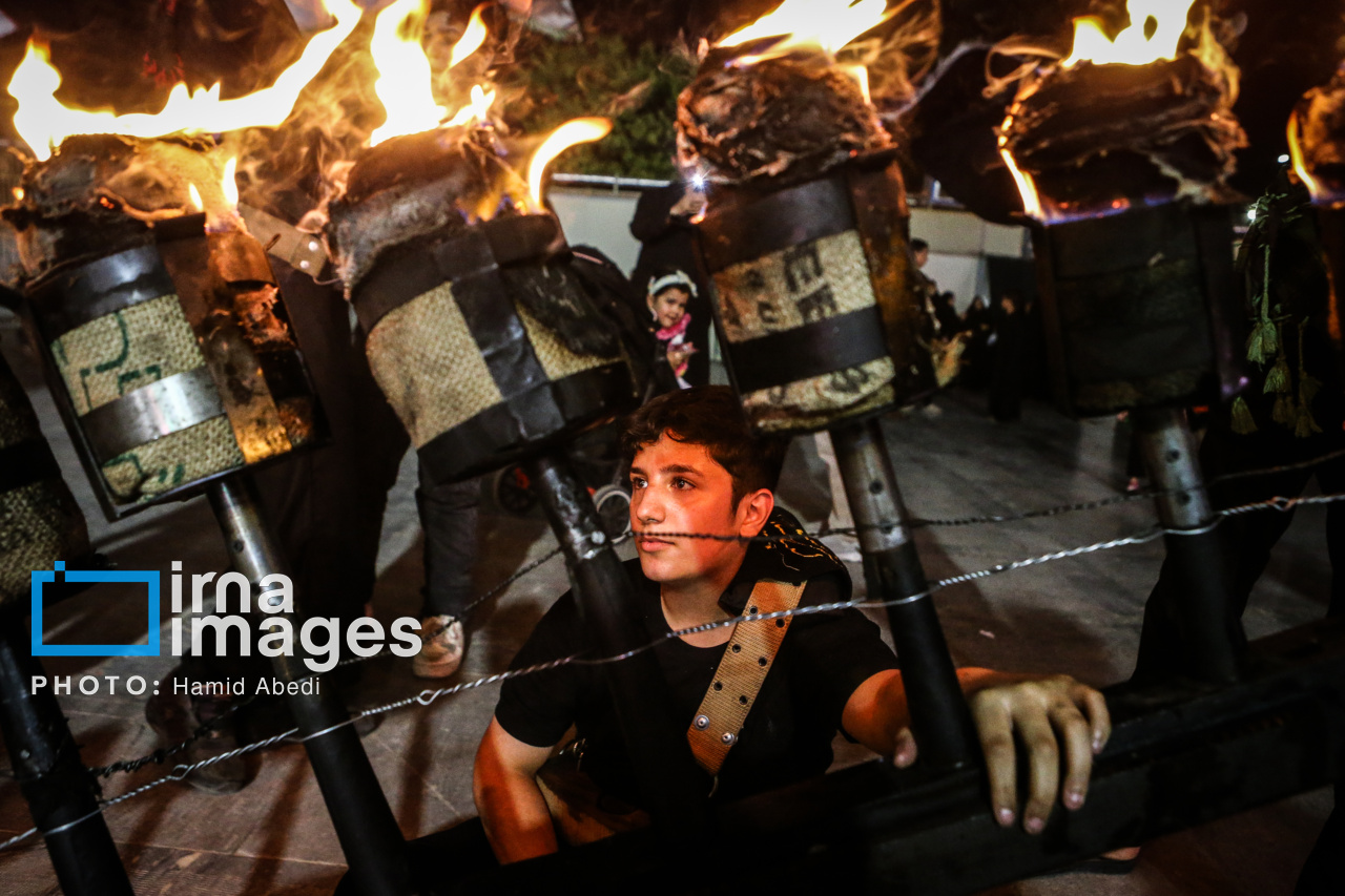 مشعل گردانی نجفی های مقیم قم