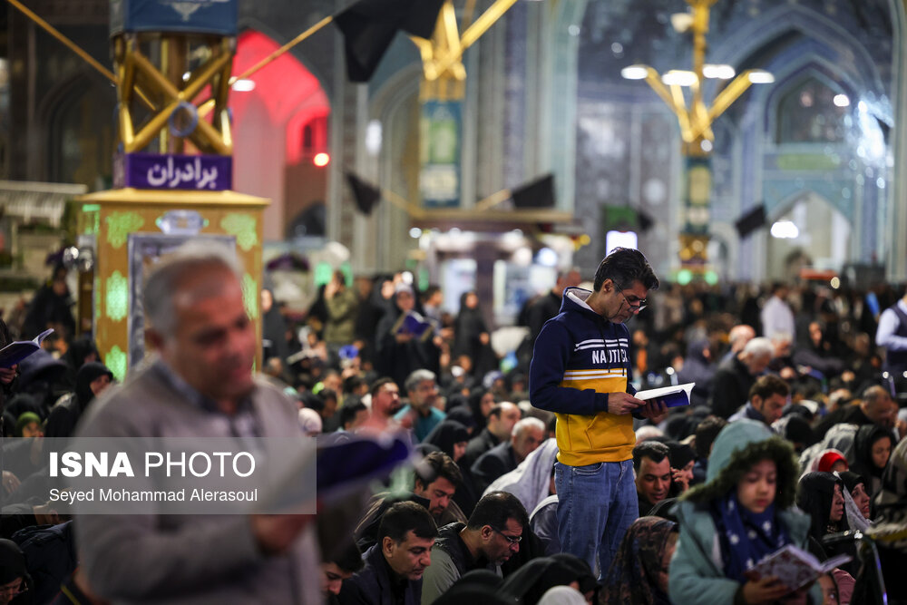 شب نوزدهم ماه مبارک رمضان در حرم مطهر رضوی