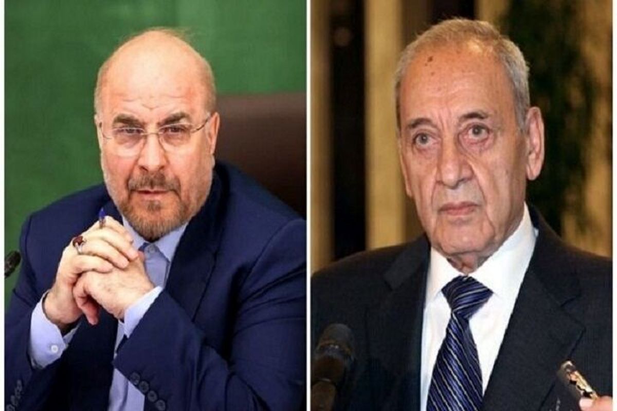 پیام رئیس پارلمان لبنان به قالیباف  