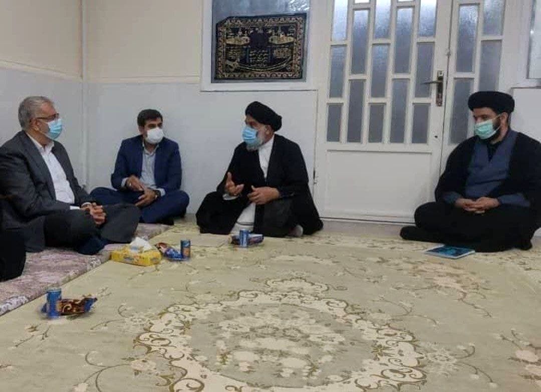 دیدار وزیر نفت با حجت الاسلام موسوی امام جمعه اهواز +عکس