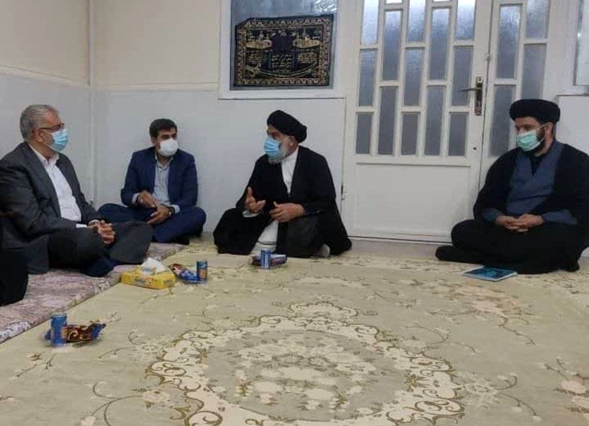 دیدار وزیر نفت با حجت الاسلام موسوی امام جمعه اهواز +عکس