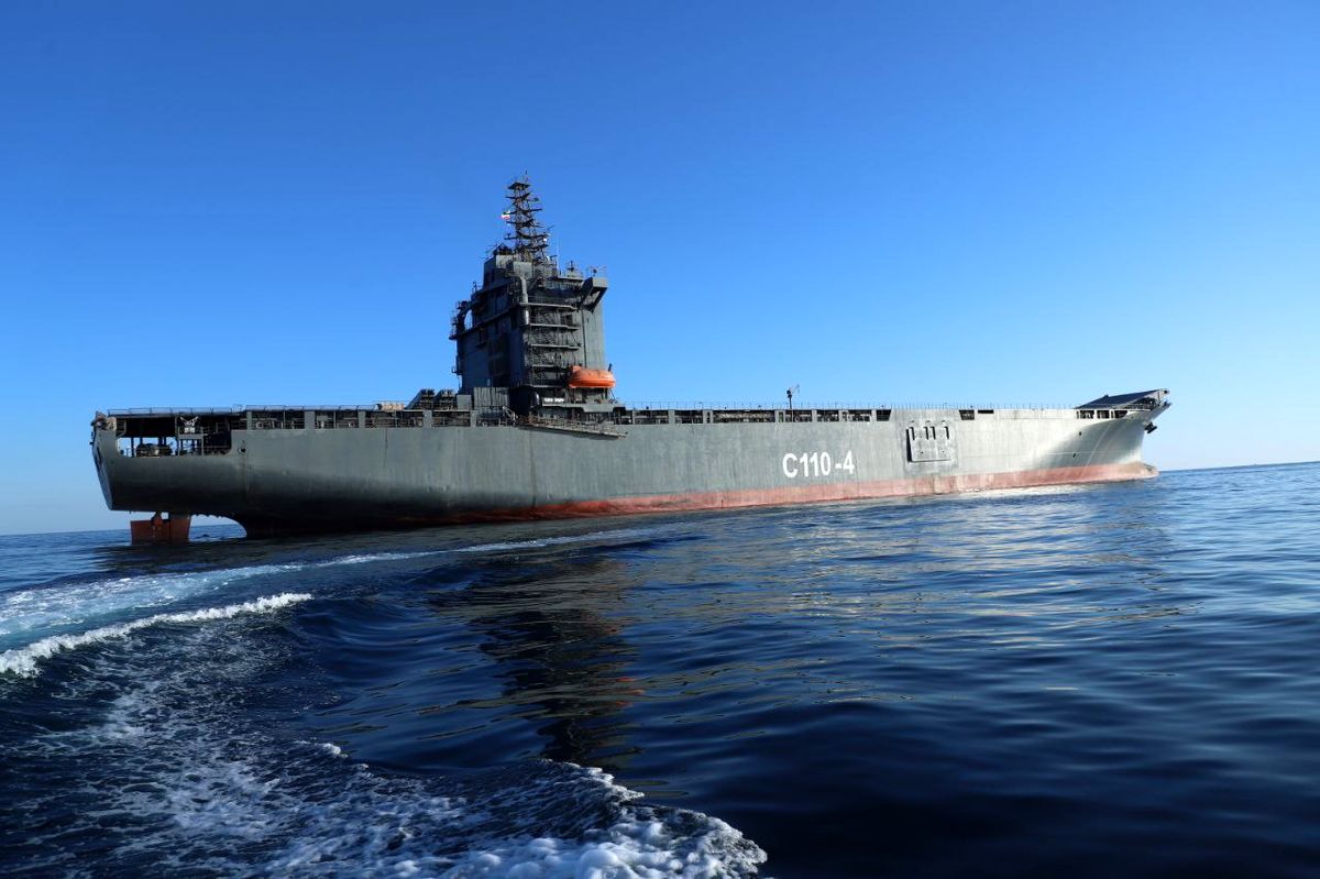 ناو پهپادبر شهید باقری در کانون توجه رسانه‌های خارجی