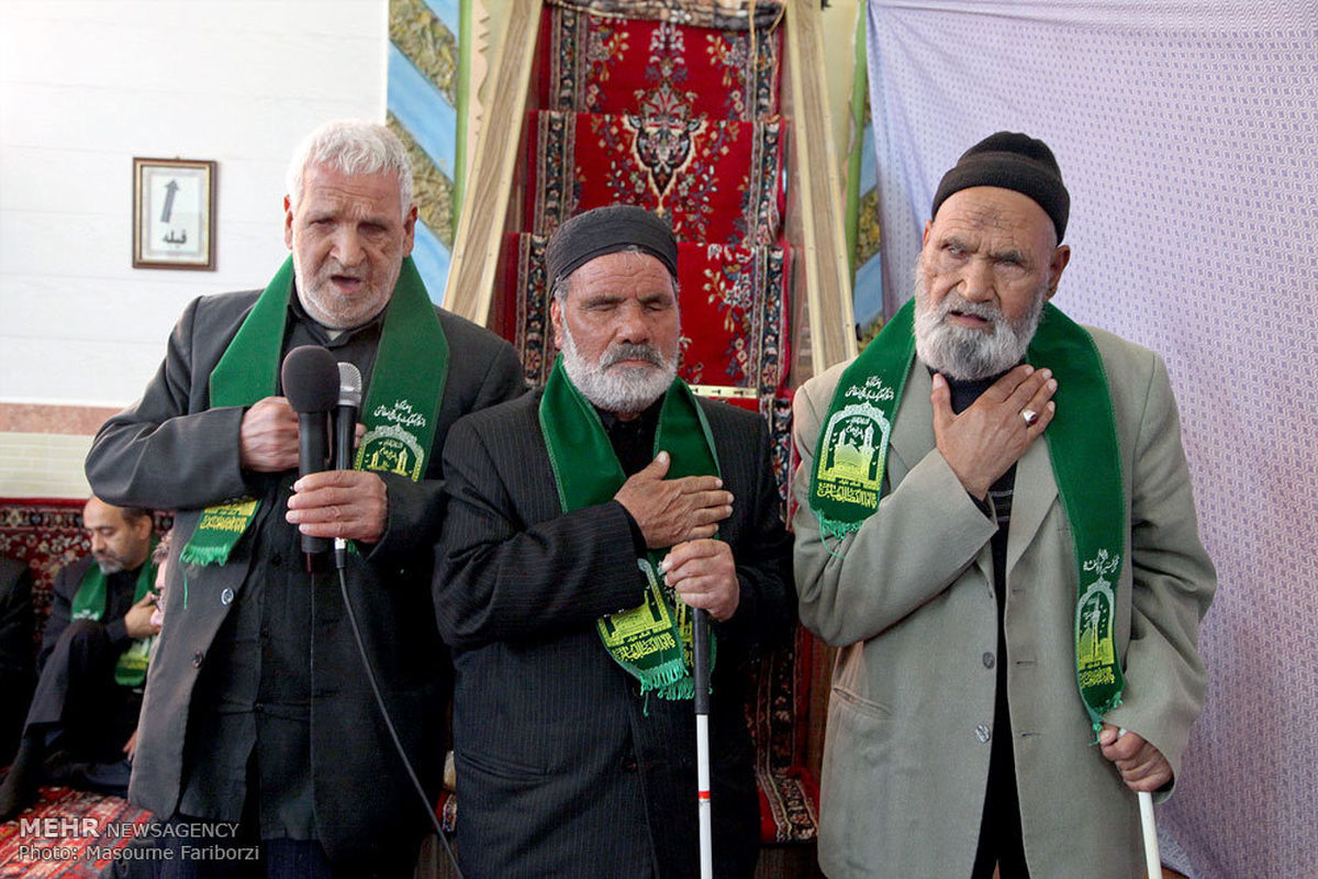 گزارش تصویری : دسته عزاداری روشندلان در شهرستان اهر
