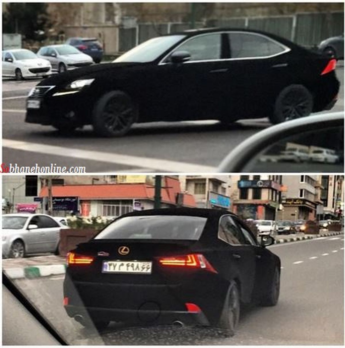 اولین خودرو روکش مخمل در ایران /عکس