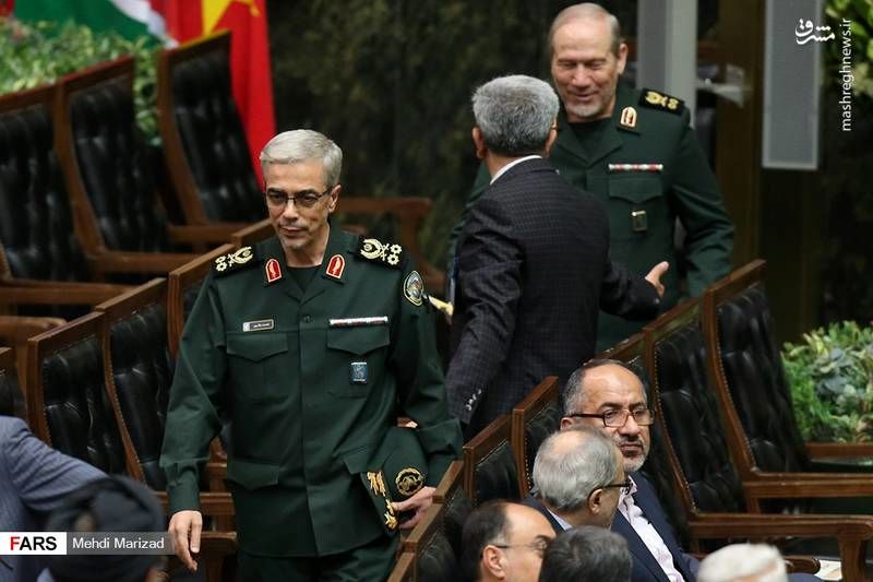 عکس: حضور سرلشکر باقری در مراسم تحلیف