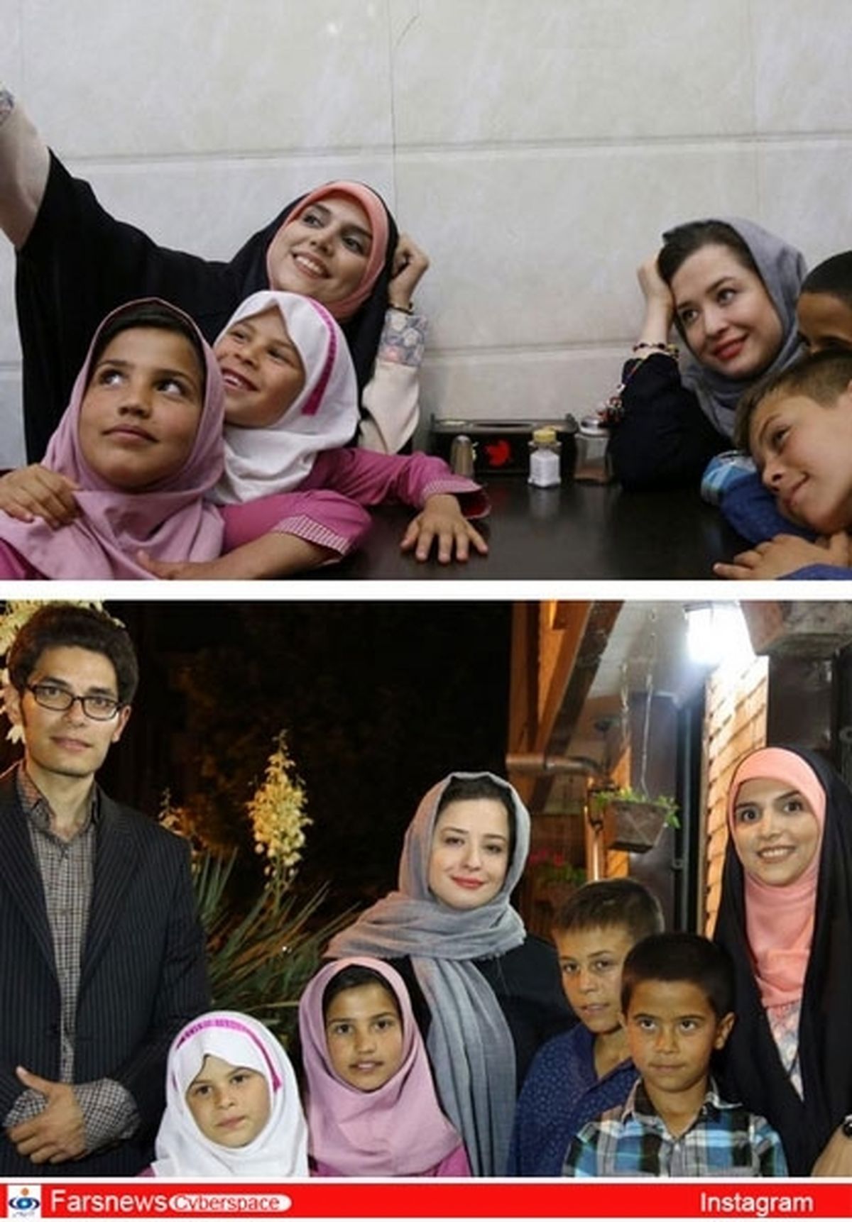 خانم بازیگر آرزوی بچه‌های دبستان دورافتاده را برآورد +عکس