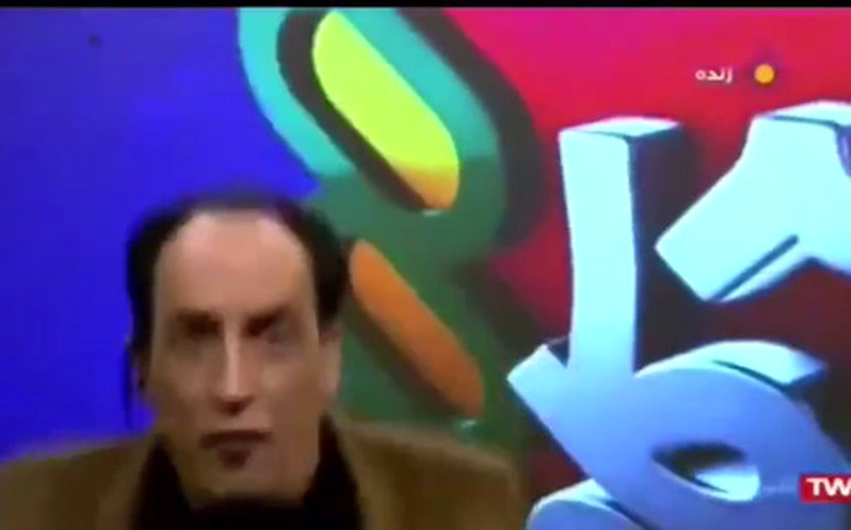 شیرجه مجری شبکه ۵ در استودیو! +فیلم