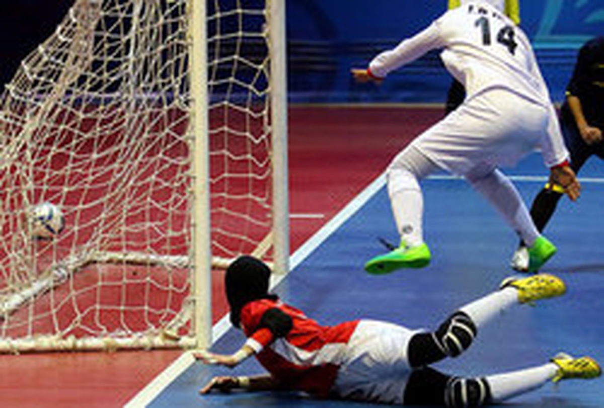 پیروزی تیم ملی فوتسال بانوان ایران مقابل روسیه