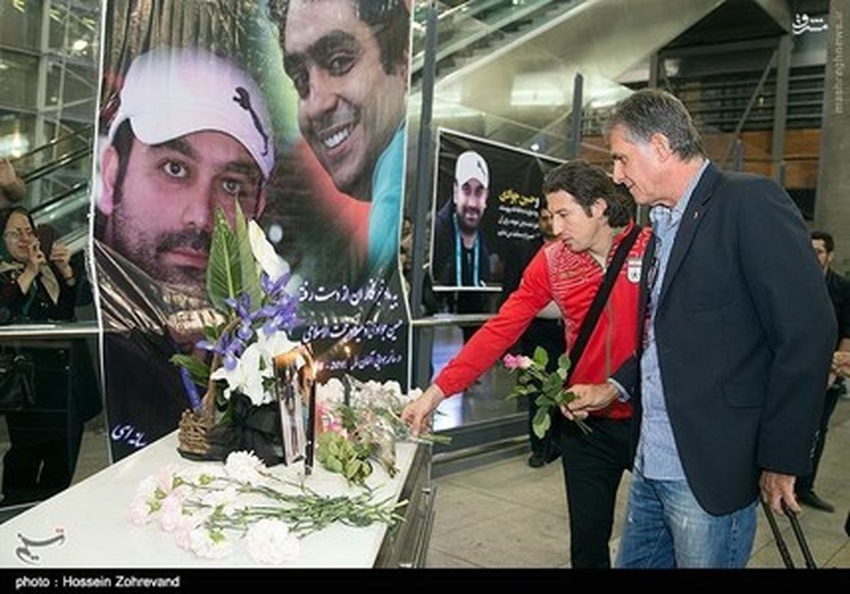 بازگشت تیم ملی فوتبال به ایران/تصاویر