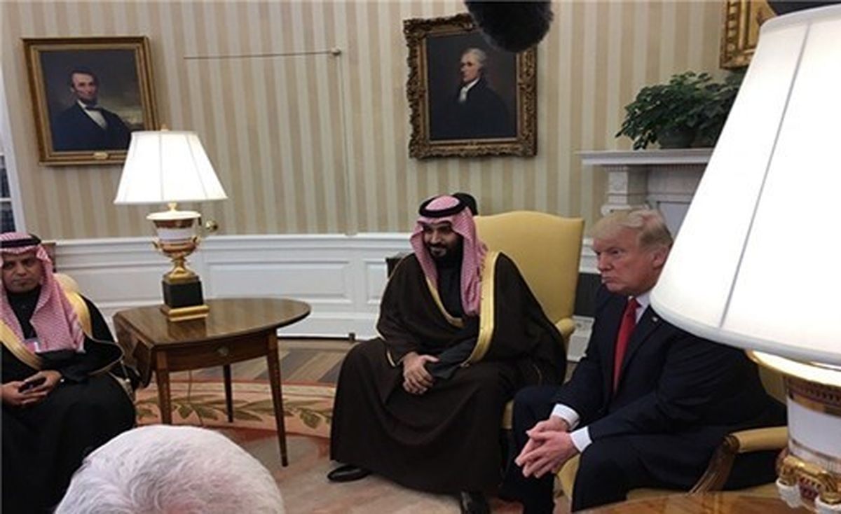 محمدبن سلمان با ترامپ دیدار کرد +عکس