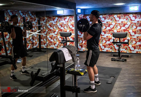 تصاویر: باشگاه ورزشی بدنسازی در وضعیت کرونایی- آلمان