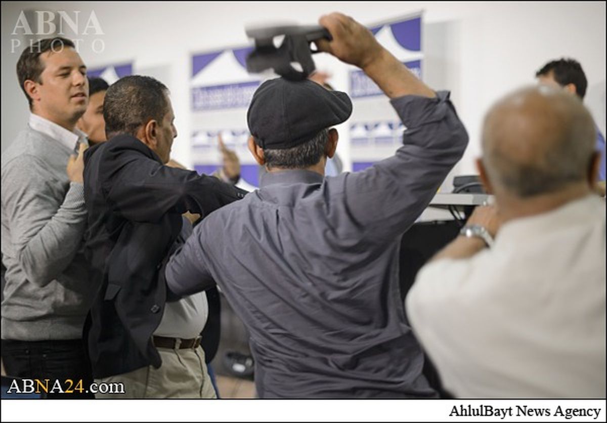 حمله به نماینده انصارالله در ژنو/ تصاویر