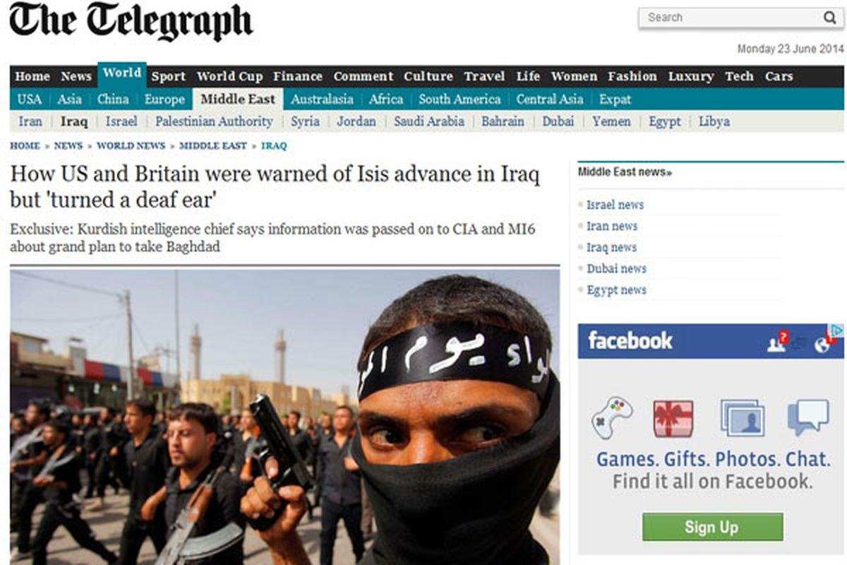 افشاگری‌درباره‌اطلاع CIAوMI6ازتحرکات‌داعش