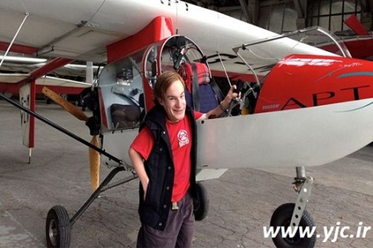 کوتاهترین خلبان دنیا /عکس