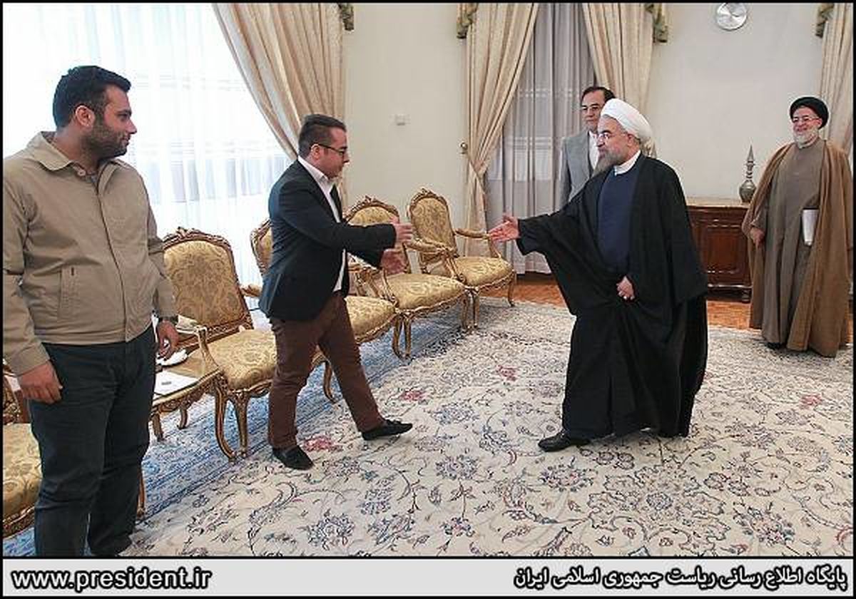 دیدار روحانی با خانواده های هسته ای/تصاویر