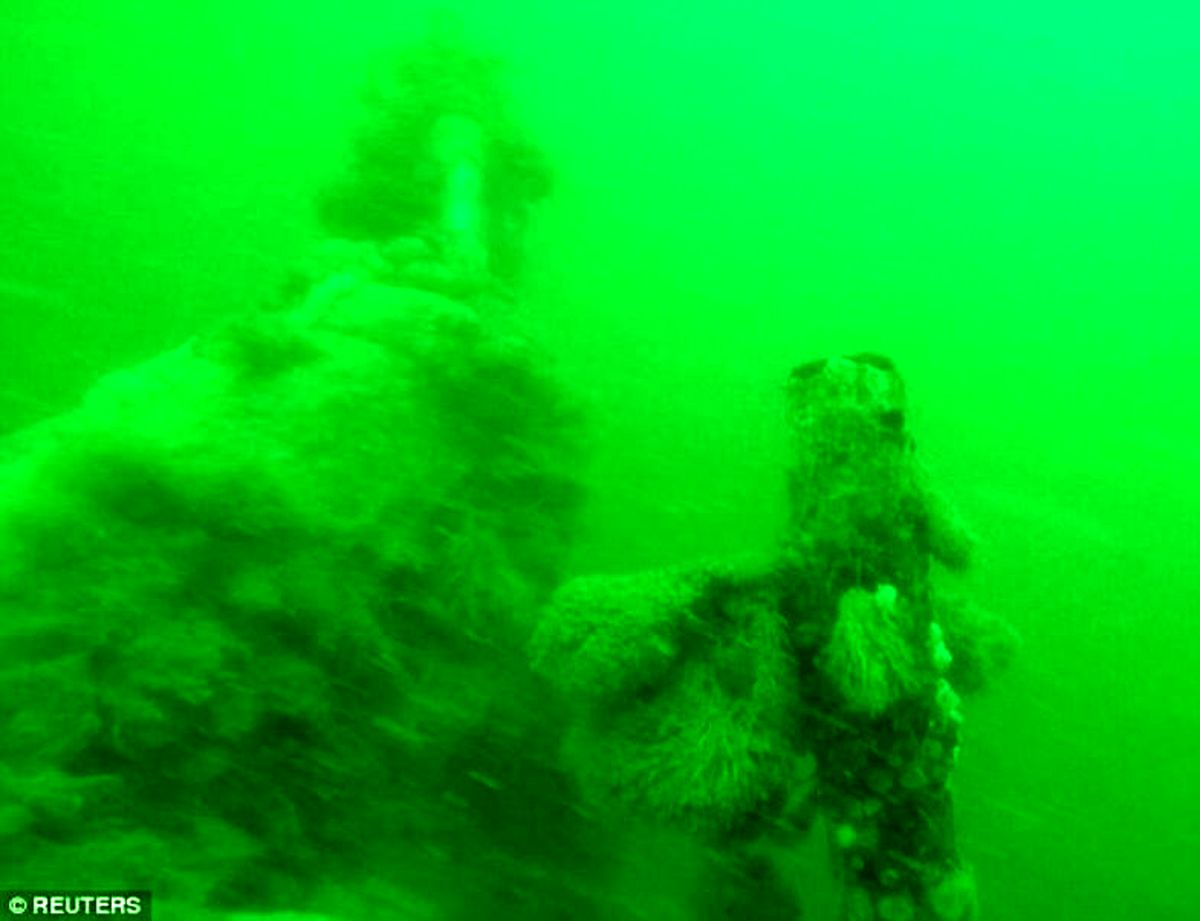 کشف کشتی آلمانی با خدمه مُرده اش +تصاویر