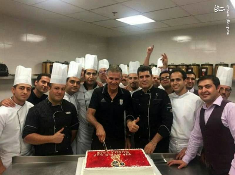 عکس: کی‌روش در هتل تیم ملی سورپرایز شد