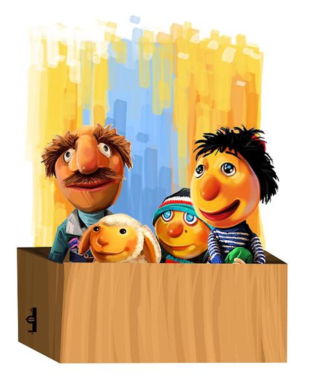 کاریکاتور/ کلاه قرمزی و فامیل دور