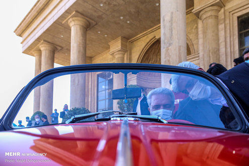 ماشین کلاسیک وزیر گردشگری دولت +عکس