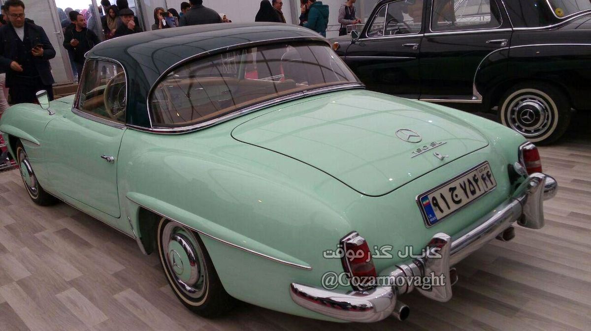 عکس: یکی از جذابترین نمونههای مرسدس بنز در ایران