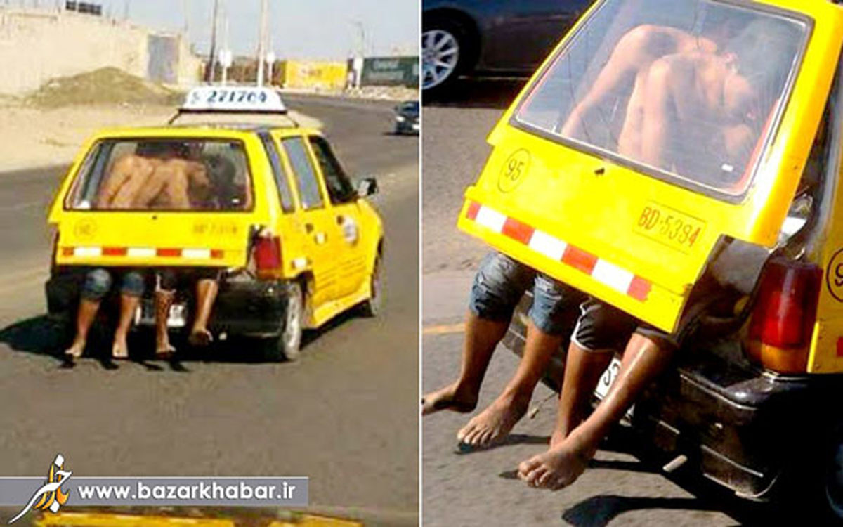 مسافر کشی عجیب و خطرناک/عکس