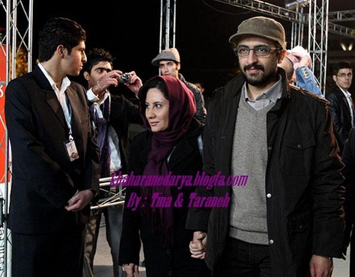 کارگردان دهلیز و همسرش/عکس