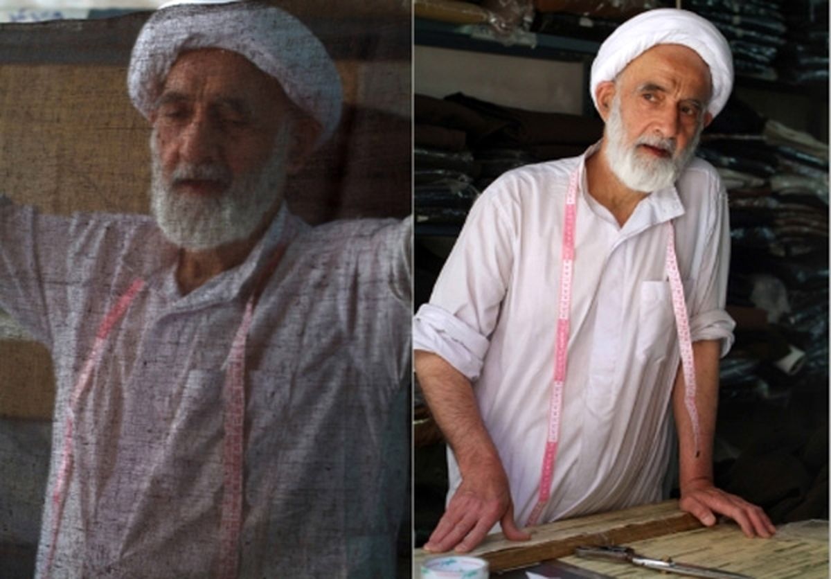 عکس/ مبلغی که خیاطی می‌کند