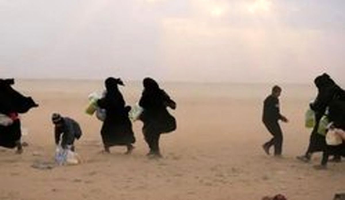 ۸۴ سوری حین فرار از دست داعش در بیابان‌ها جان باخته‌اند