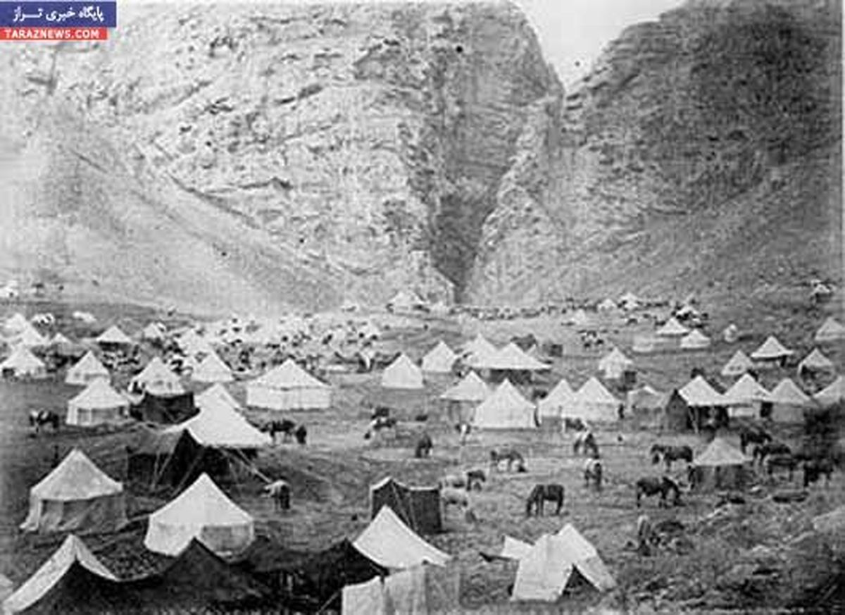 تنگه واشی در دوره قاجار/ عکس