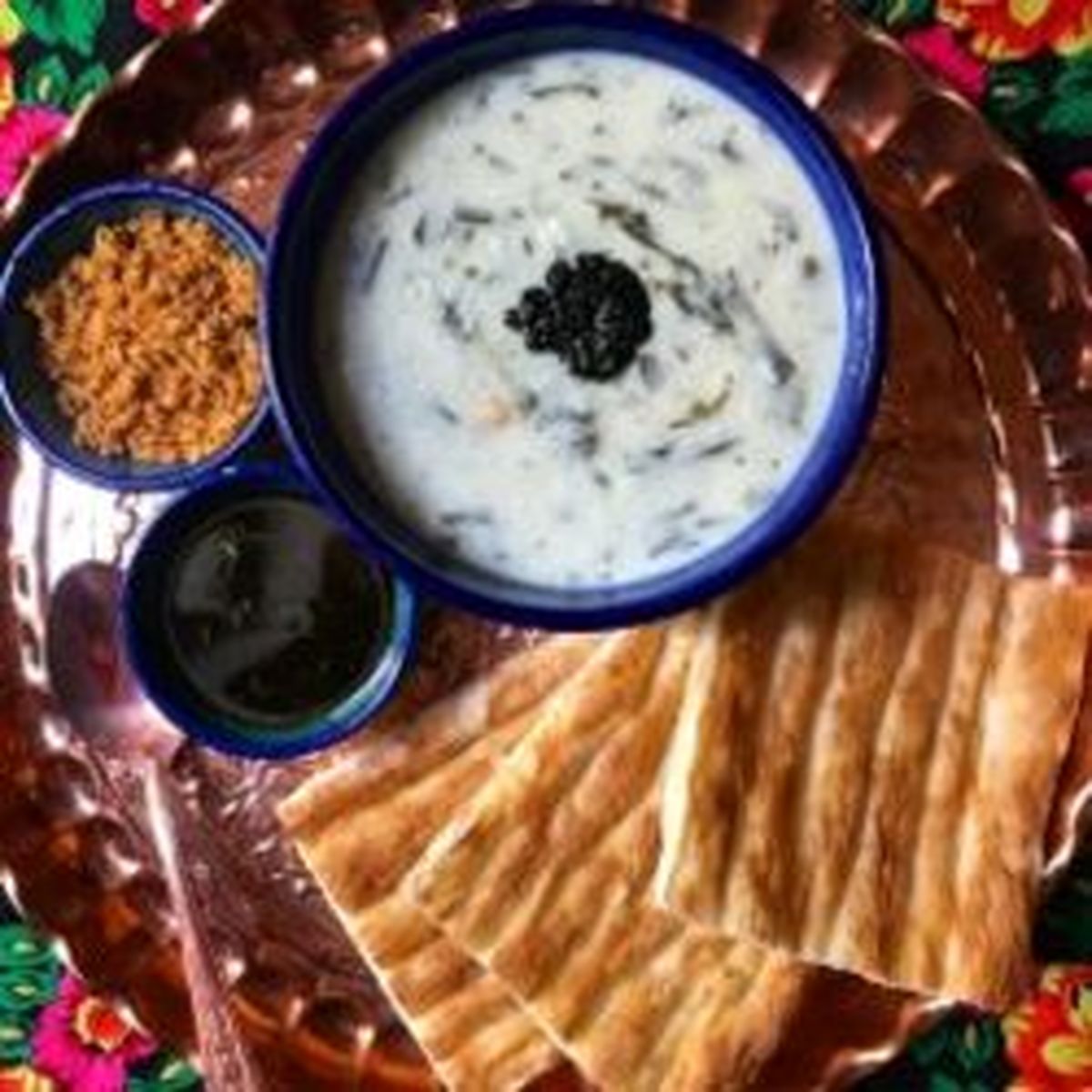 دستور پخت آش دوغ با گوشت قلقلی