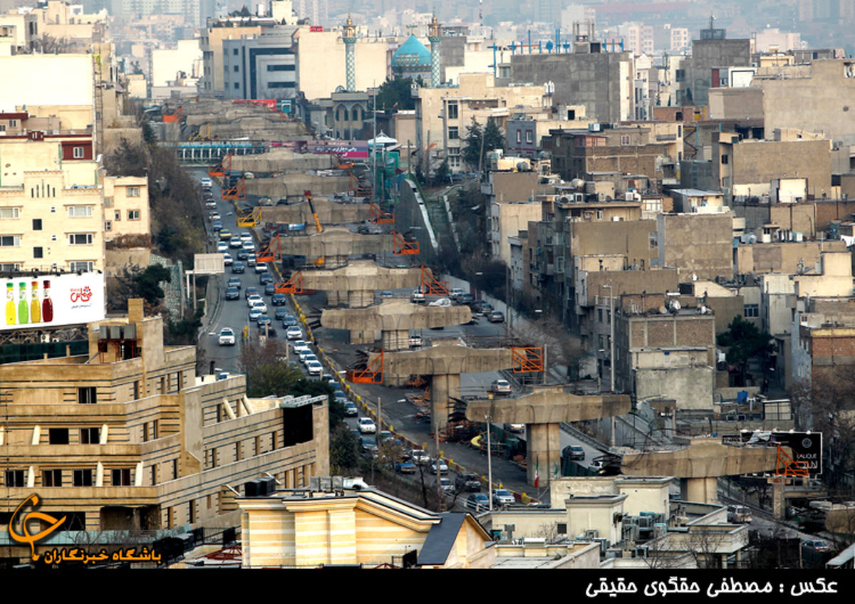 روزهاي پاياني پروژه طبقاتی بزرگراه صدر